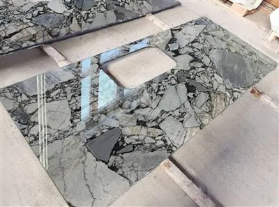 Diseñó a las encimeras de mármol de la tormenta oceánica de 2 cm