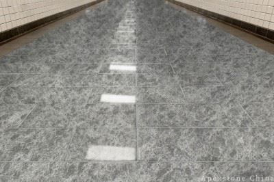 Azulejos de mármol gris ceniza Pandora grandes